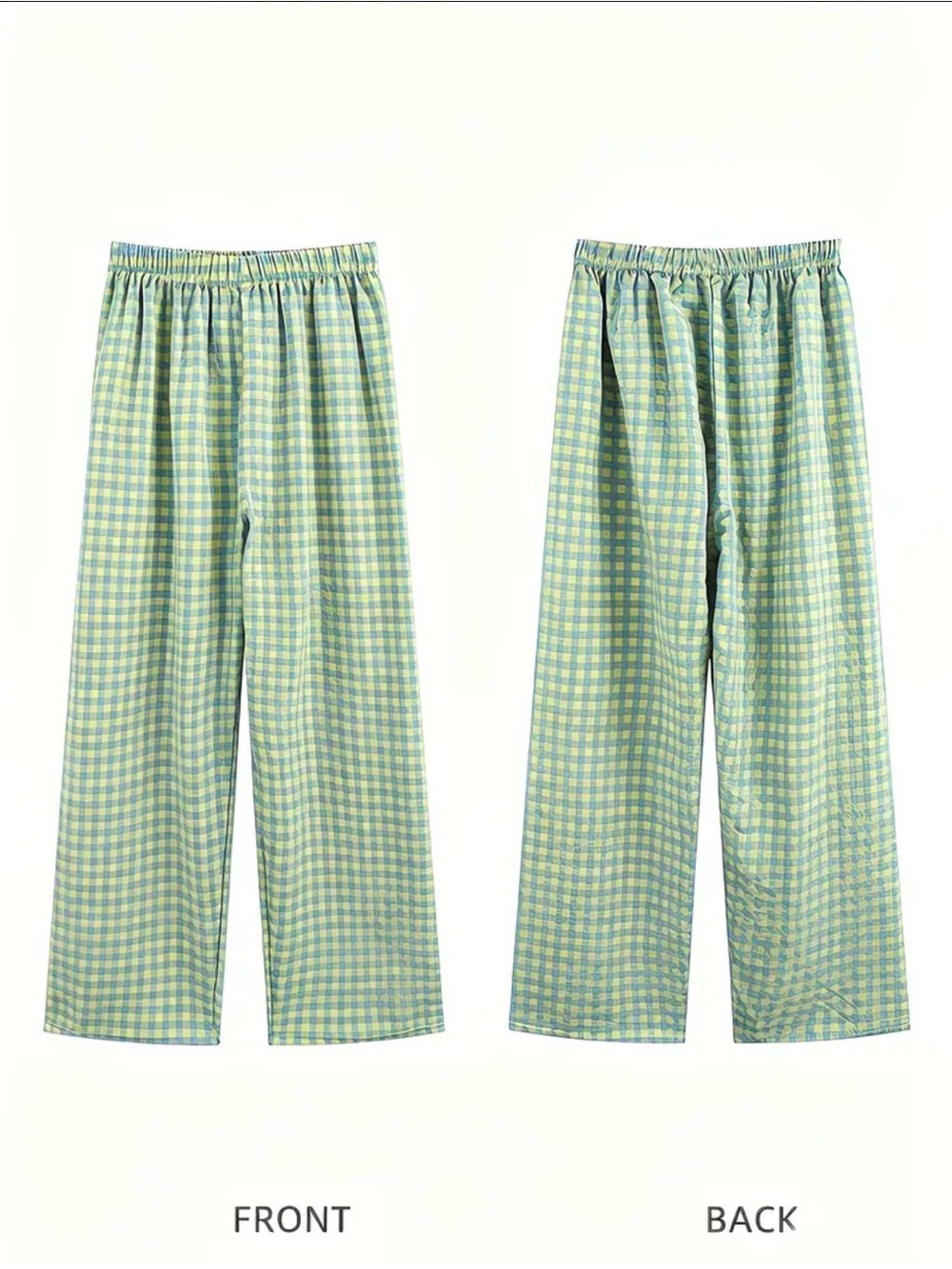Blue/Yellow Gingham Lounge Pants